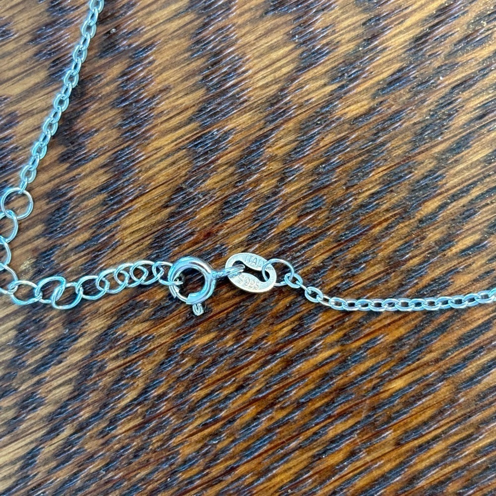 Italian 925 Silver Cat Pendant Necklace - Picture 9 of 12